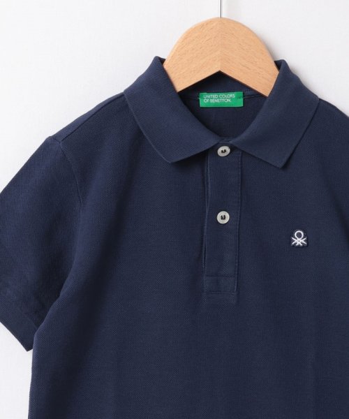 BENETTON (UNITED COLORS OF BENETTON BOYS)(ユナイテッド　カラーズ　オブ　ベネトン　ボーイズ)/キッズオーガニックコットン100%ロゴパッチ半袖ポロシャツB/img09