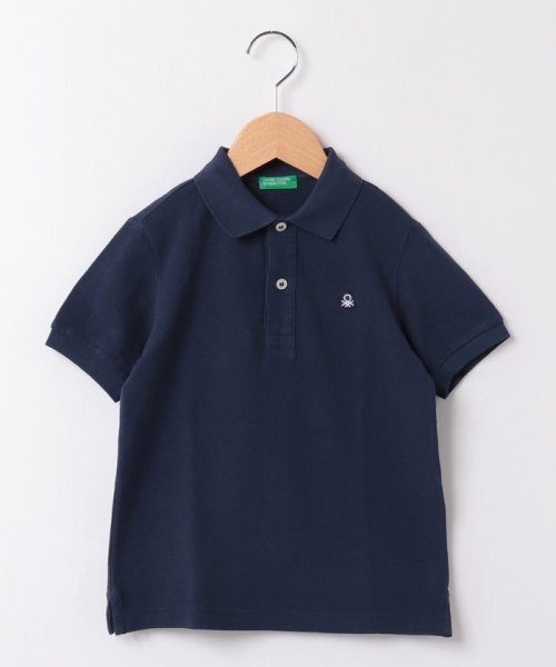 BENETTON (UNITED COLORS OF BENETTON BOYS)(ユナイテッド　カラーズ　オブ　ベネトン　ボーイズ)/キッズオーガニックコットン100%ロゴパッチ半袖ポロシャツB/img12