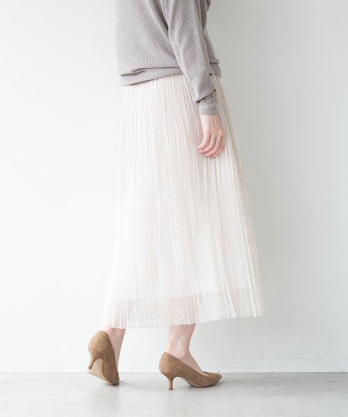 MICA&DEAL(マイカアンドディール)/random pleats skirt/img18