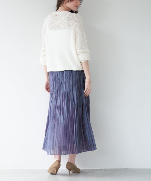 MICA&DEAL(マイカアンドディール)/random pleats skirt/img25