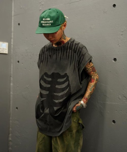 LHP(エルエイチピー)/DankeSchon/ダンケシェーン/PIGMENT BONE NOSLEEVE/ノースリーブ/img10