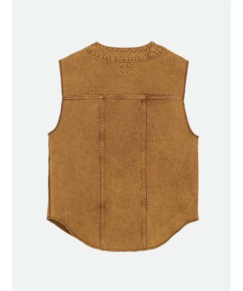 セール】VINTAGE LIKE DENIM VEST JACKET(505971498) | ナウンレス 