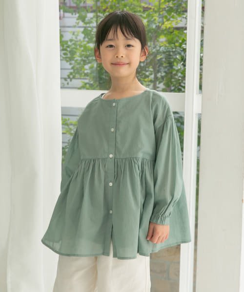 URBAN RESEARCH DOORS（Kids）(アーバンリサーチドアーズ（キッズ）)/『親子リンク』コットンボイル2WAYブラウス(KIDS)/img12