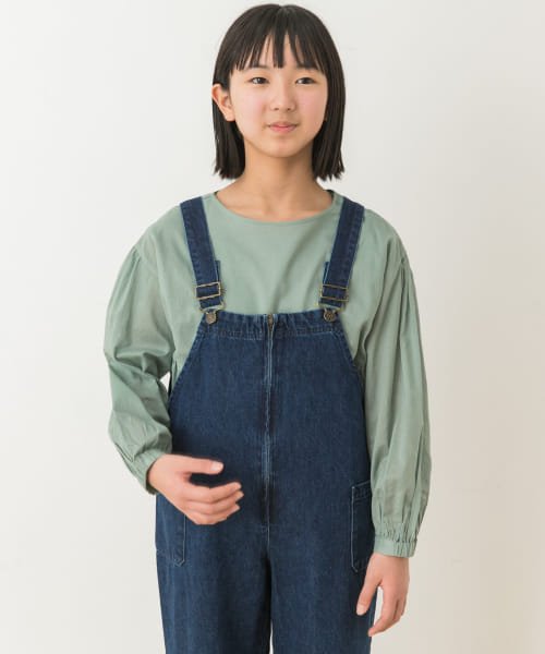 URBAN RESEARCH DOORS（Kids）(アーバンリサーチドアーズ（キッズ）)/『WEB/一部店舗限定』『親子リンク』コットンボイル2WAYブラウス(KIDS)/img24