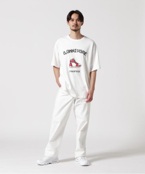 BEAVER(ビーバー)/B omnivore/ビーオムニボー　SNEAKERS S/S Tee/img05