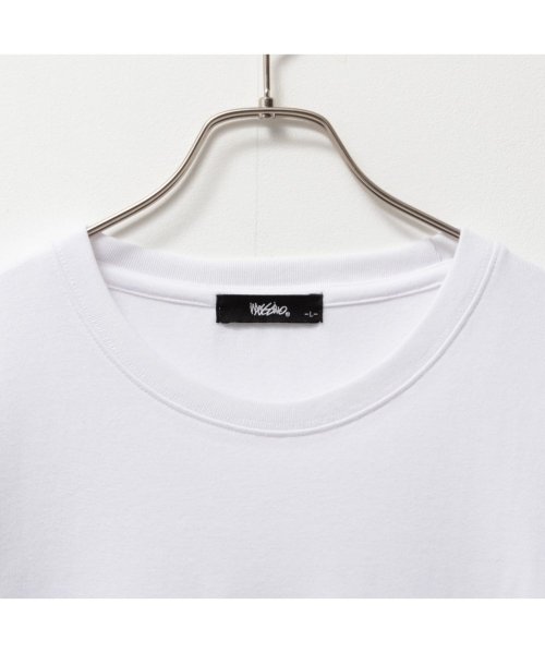 MAC HOUSE(men)(マックハウス（メンズ）)/MOSSIMO モッシモ バックエンボス半袖Tシャツ 4273－0806/img05