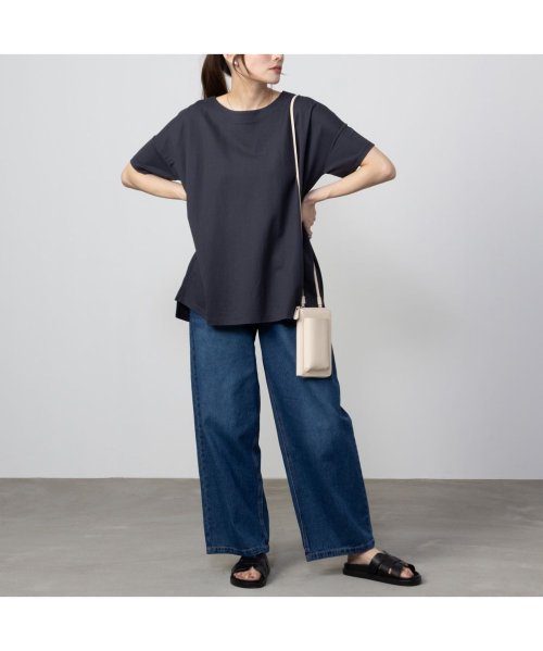 MAC HOUSE(women)(マックハウス（レディース）)/NAVY SARARI サラリ ルーズシルエットTシャツ MH846－701/img11