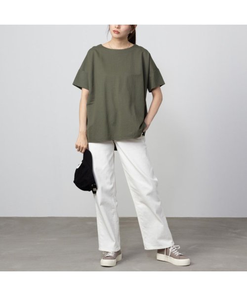 MAC HOUSE(women)(マックハウス（レディース）)/NAVY SARARI サラリ ルーズシルエットTシャツ MH846－701/img16