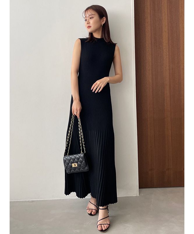 完売品/美品】anuans/アニュアンス/セミマーメイドニットワンピースS