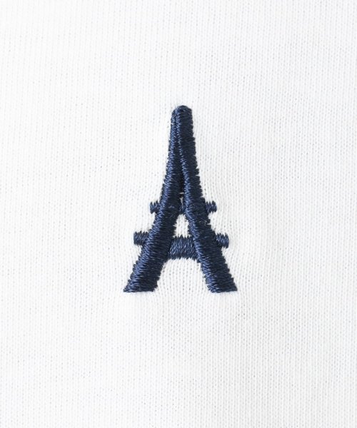 a.v.v (MEN)(アー・ヴェ・ヴェメンズ)/【ユニセックス】エッフェル塔刺繍ボートネックカットソー/img21