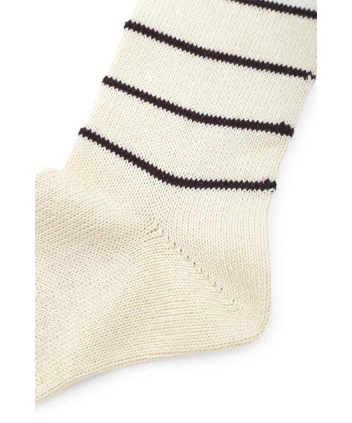 MARGARET HOWELL(マーガレット・ハウエル)/COTTON LINEN STRIPE SOCKS/img02