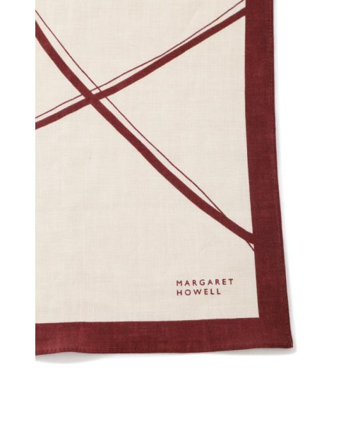 MARGARET HOWELL HOLD GOODS(マーガレット・ハウエル　ハウスホールドグッズ)/LINEN FRAME HANKY/img01