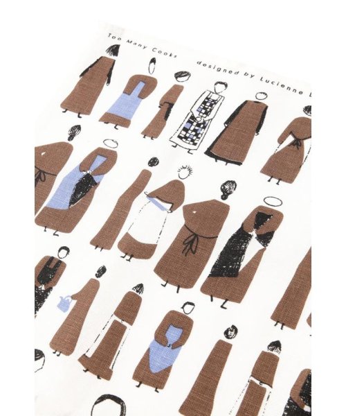 MARGARET HOWELL HOLD GOODS(マーガレット・ハウエル　ハウスホールドグッズ)/LUCIENNE DAY TOOMANY COOKS TEA TOWEL/img01