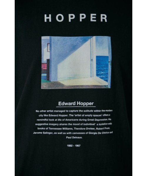 ROSE BUD(ローズバッド)/Edward Hopper グラフィックTシャツ/img08