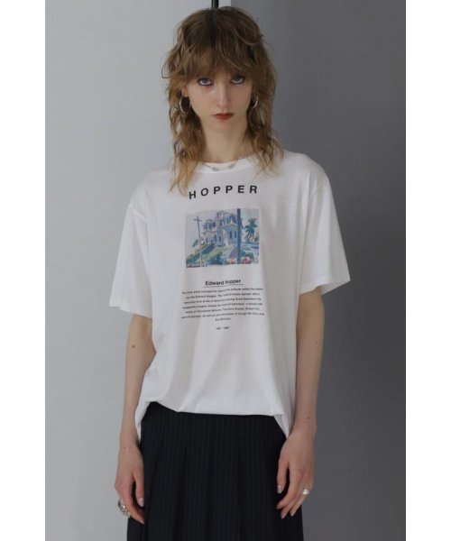 ROSE BUD(ローズバッド)/Edward Hopper グラフィックTシャツ/img10