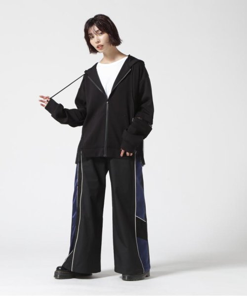 AULA AILA/アウラアイラ/別注プリーツフーディー AULA