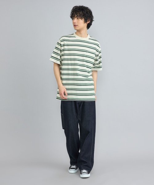 coen(coen)/USAコットンマルチボーダーTシャツ/img02