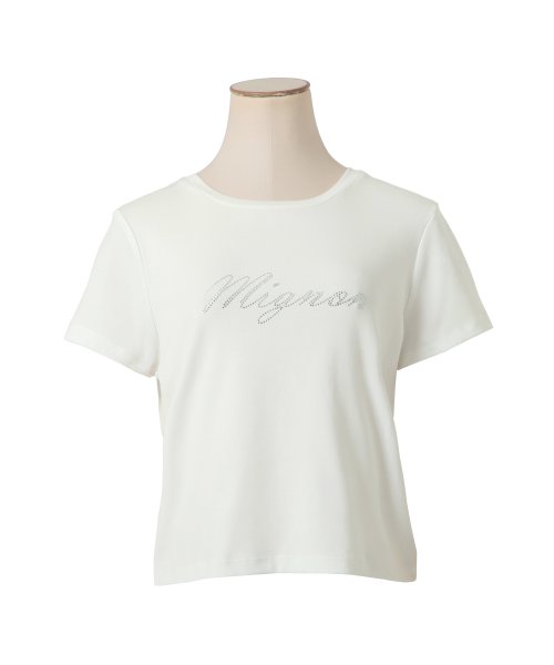 JULIA BOUTIQUE(ジュリアブティック)/MignonビジューロゴTシャツ[即納]24010/img36