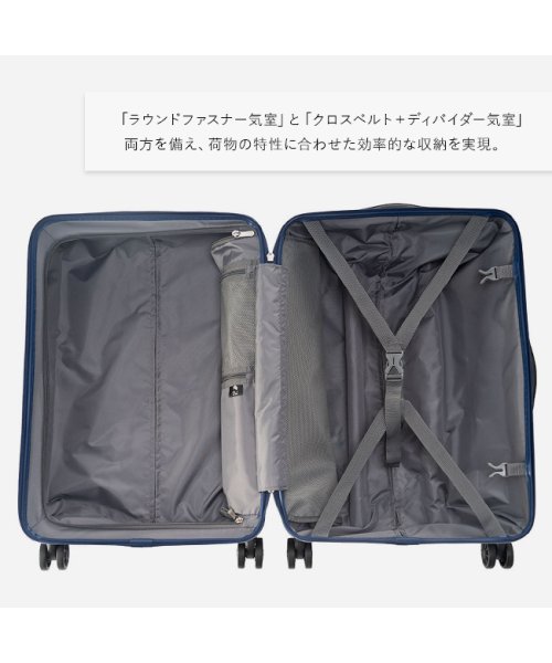 ASIA LUGGAGE(アジアラゲージ)/アジアラゲージ グランマックス スーツケース Mサイズ 54L/64L 拡張 ストッパー A.L.I GRANMAX GM－066－22W/img05