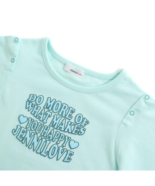 JENNI love(ジェニィラブ)/2way肩あきラメロゴTシャツ/img12