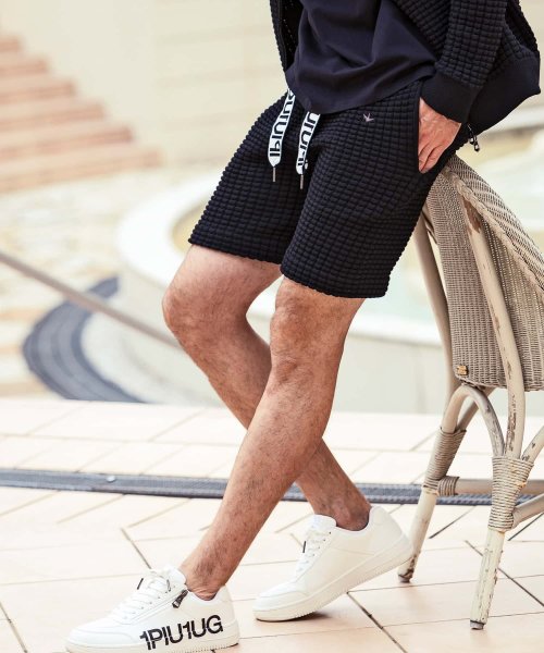 1PIU1UGUALE3 RELAX(ウノピゥウノウグァーレトレ リラックス)スピンドルロゴワッフルショーツ 人気・おすすめ|使いやすい・旅行におすすめ 品質保証 全国発送 日本国内発送・最短翌日お届け 1PIU1UGUALE3 RELAX(ウノピゥウノウグァーレトレ リラックス)スピンドルロゴワッフルショーツ 人気・おすすめ|使いやすい・旅行におすすめ 品質保証 全国発送 日本国内発送・最短翌日お届け