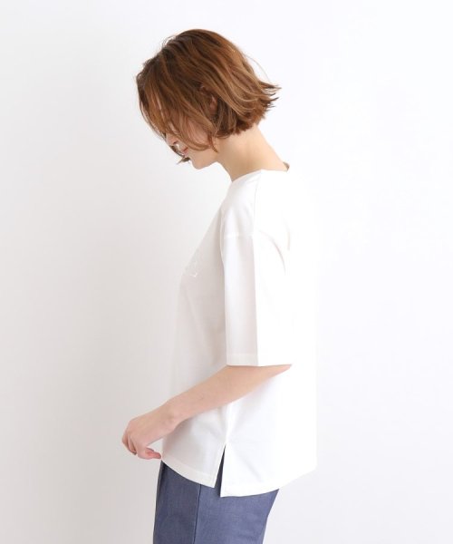 grove(グローブ)/【洗える／UVカット／接触冷感】5分袖ロゴTシャツ/img22
