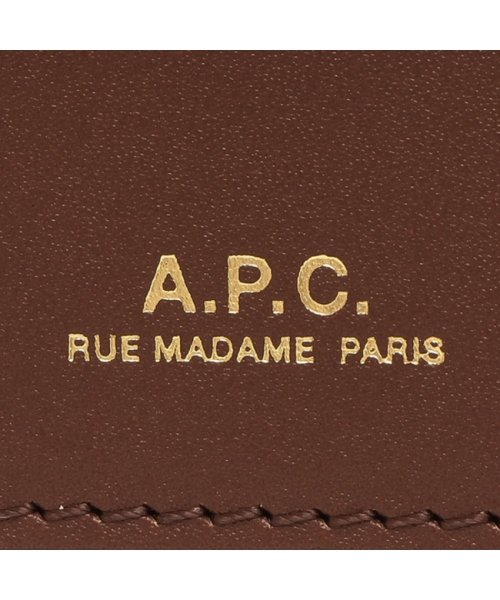 A.P.C.(アーペーセー)/アーペーセー カードケース ブラウン ユニセックス APC F63449 PXAWV CAD/img07