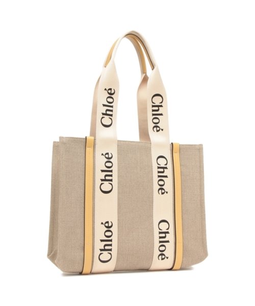 Chloe(クロエ)/クロエ トートバッグ － ウッディ ミディアム ベージュ イエロー レディース CHLOE CHC22AS383I26 746/img01