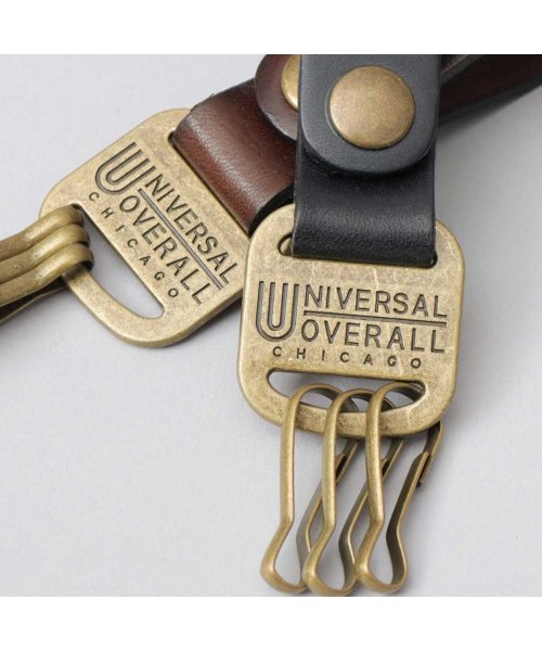 UNIVERSAL OVERALL(ユニバーサルオーバーオール)/ユニバーサルオーバーオール UNIVERSAL OVERALL 牛革 レザー プレート キーフック キーホルダー/img02