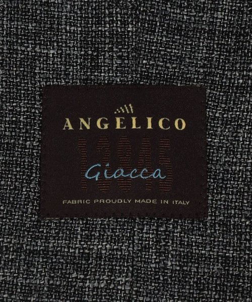 リネンウールコットン シングルブレステッド2Bジャケット 