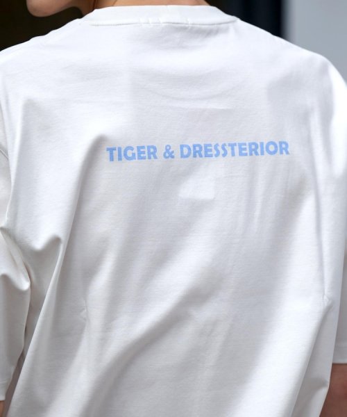 DRESSTERIOR(ドレステリア)/【接触冷感/抗菌防臭/消臭】ICE CLEAR COTTON ブルータイガーTシャツ/img09