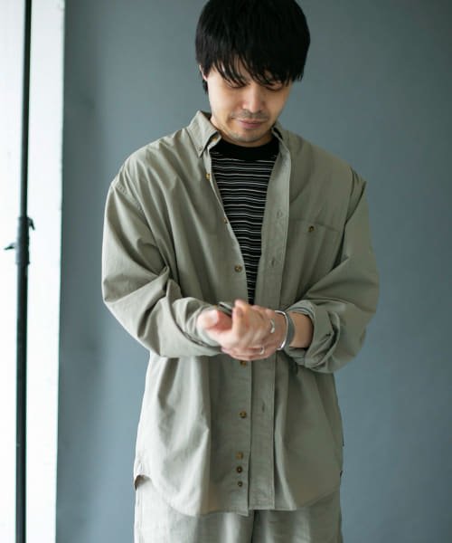 URBAN RESEARCH DOORS(アーバンリサーチドアーズ)/『別注』BURLAP OUTFITTER×DOORS　SupplexNylon BD SHIRT/img01