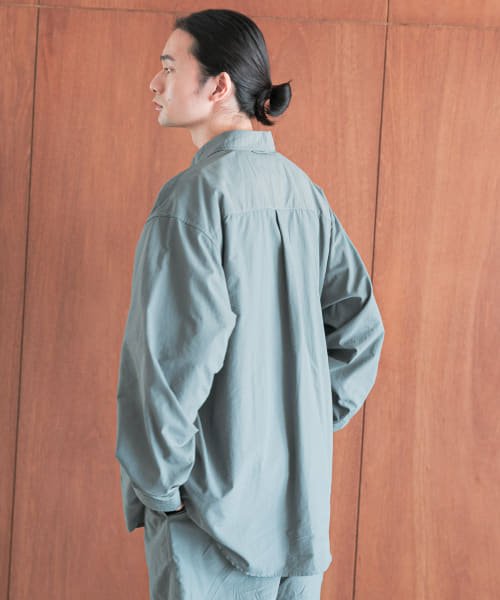 URBAN RESEARCH DOORS(アーバンリサーチドアーズ)/『別注』BURLAP OUTFITTER×DOORS　SupplexNylon BD SHIRT/img08