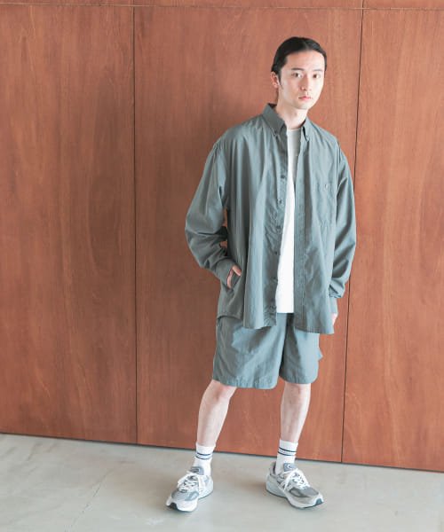 URBAN RESEARCH DOORS(アーバンリサーチドアーズ)/『別注』BURLAP OUTFITTER×DOORS　SupplexNylon BD SHIRT/img12