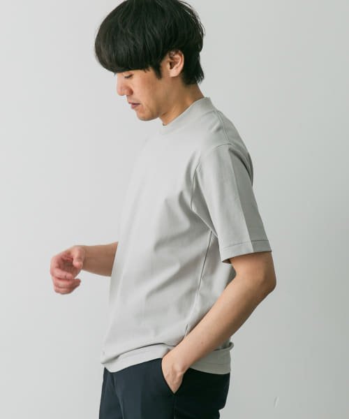 URBAN RESEARCH DOORS(アーバンリサーチドアーズ)/『抗菌』『防臭』LIFE STYLE TAILOR　シルケットポンチストレッチTシャツ/img04