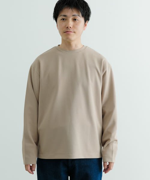 ITEMS URBANRESEARCH(アイテムズアーバンリサーチ（メンズ）)/Wフェイスジョーゼット クルーネックトップス/img18