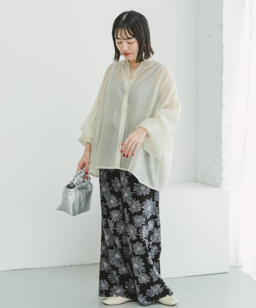 ITEMS URBANRESEARCH(アイテムズ アーバンリサーチ（レディース）)/シアースキッパーボリュームブラウス/img06