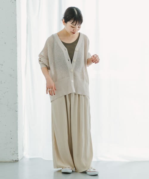 ITEMS URBANRESEARCH(アイテムズ アーバンリサーチ（レディース）)/カッセンフレアイージーパンツ/img03