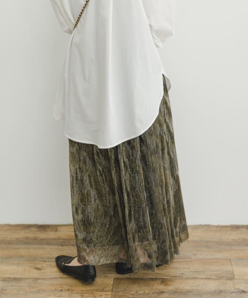 ITEMS URBANRESEARCH(アイテムズ アーバンリサーチ（レディース）)/ラメプリーツスカート/img03