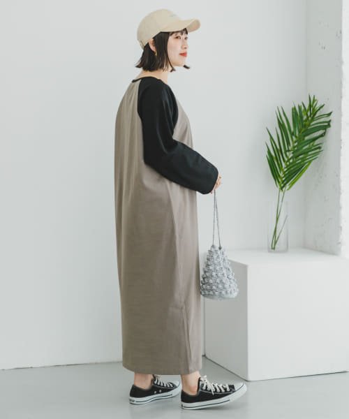 ITEMS URBANRESEARCH(アイテムズ アーバンリサーチ（レディース）)/ハイショクラグランワンピース/img10