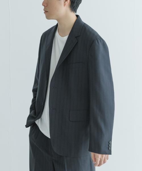 URBAN RESEARCH(アーバンリサーチ)/Scye　Striped Wool Blazer/img01