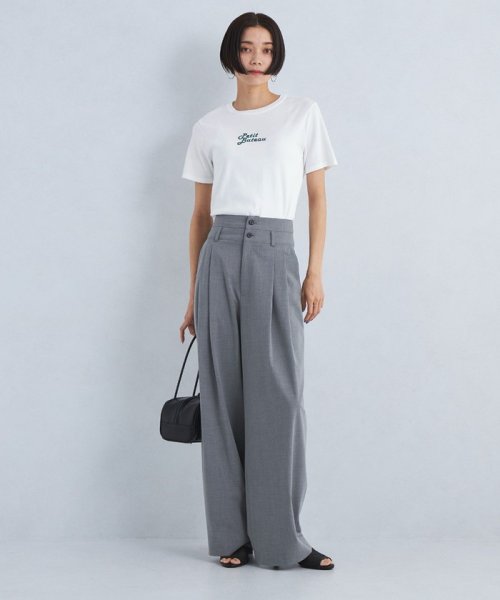 green label relaxing(グリーンレーベルリラクシング)/【別注】＜PETIT BATEAU＞フロント プリント ショートスリーブ Tシャツ/img02