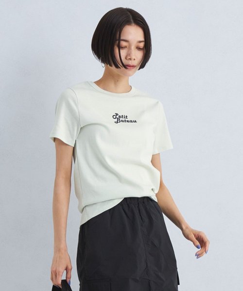 green label relaxing(グリーンレーベルリラクシング)/【別注】＜PETIT BATEAU＞フロント プリント ショートスリーブ Tシャツ/img05