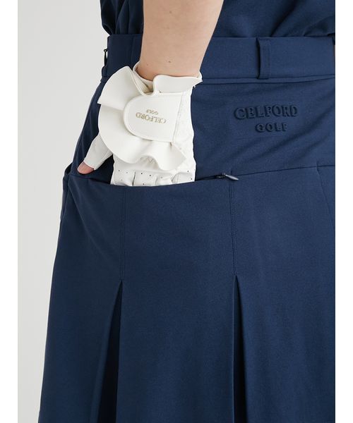 CELFORD GOLF】タックデザインミニスカート(505985402)｜阪急百貨店