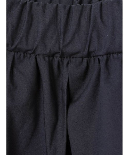 mizuiro ind フロントタックワイドギャザーパンツ 