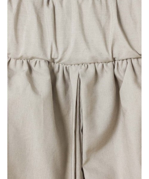 mizuiro ind フロントタックワイドギャザーパンツ 