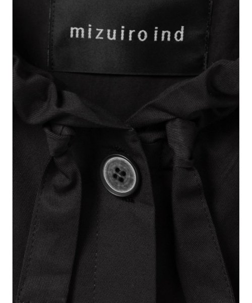 mizuiro ind(ミズイロインド)/mizuiro ind ギャザーフード付きコート/img04