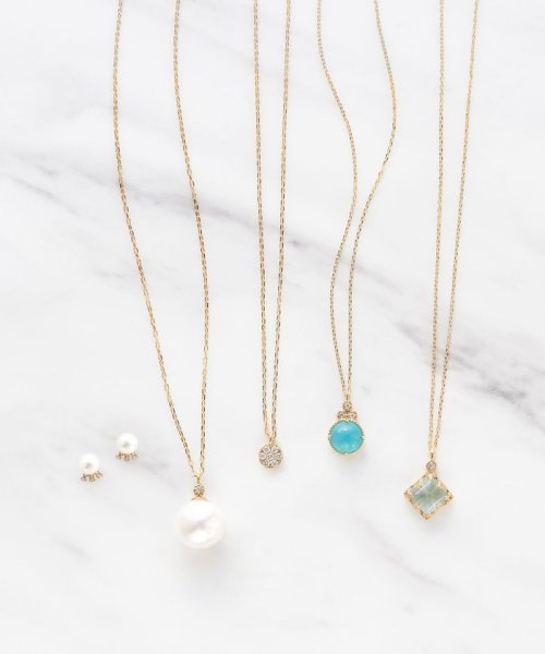 TOCCA(TOCCA)/【WEB限定＆数量限定】BLUE STAR K10 NECKLACE  K10 天然石ピラミッドカット ネックレス/img09