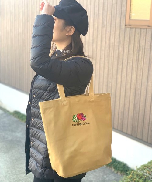 FRUIT OF THE LOOM(フルーツオブザルーム)/EMB CANVAS TOTE/img02