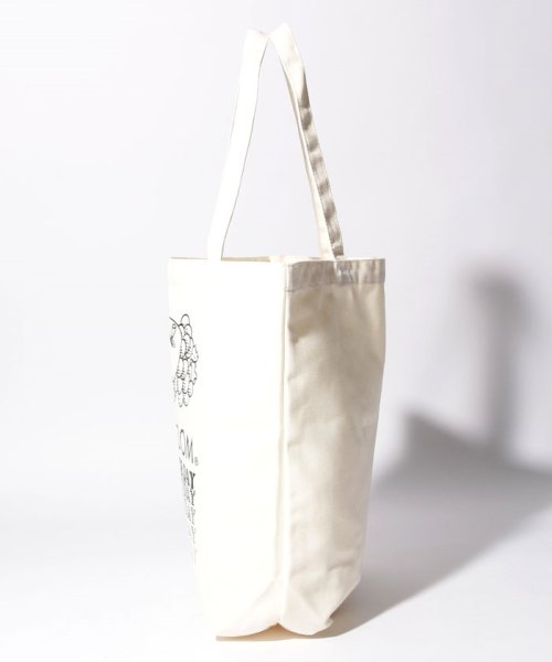 FRUIT OF THE LOOM(フルーツオブザルーム)/FRUIT OF THE LOOM LOGO PRINT PL TOTE ロゴプリントトートバッグ/img01